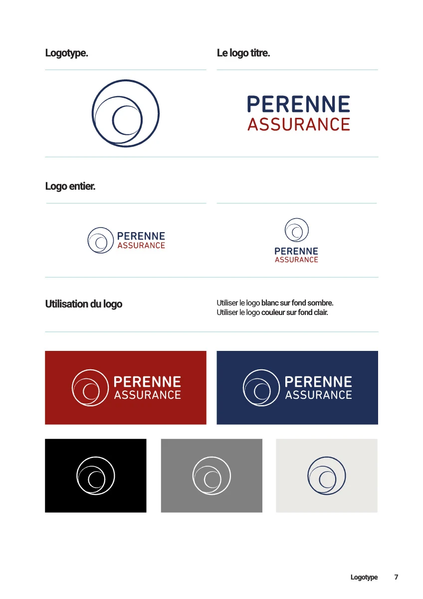 Perenne Assurance — charte graphique